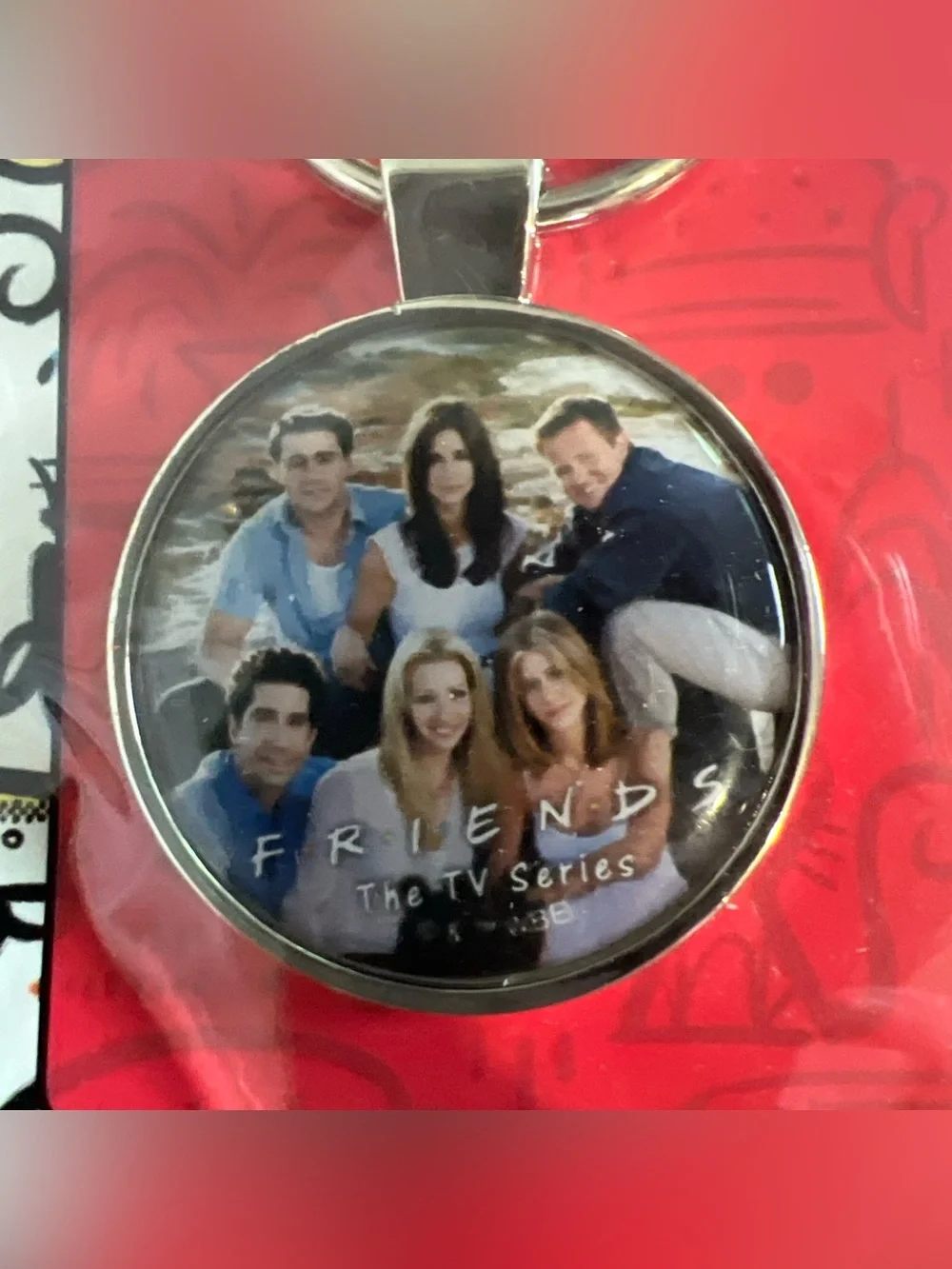 Vintage FRIENDS Keyring 90s TV Series NEW Sealed Past Series